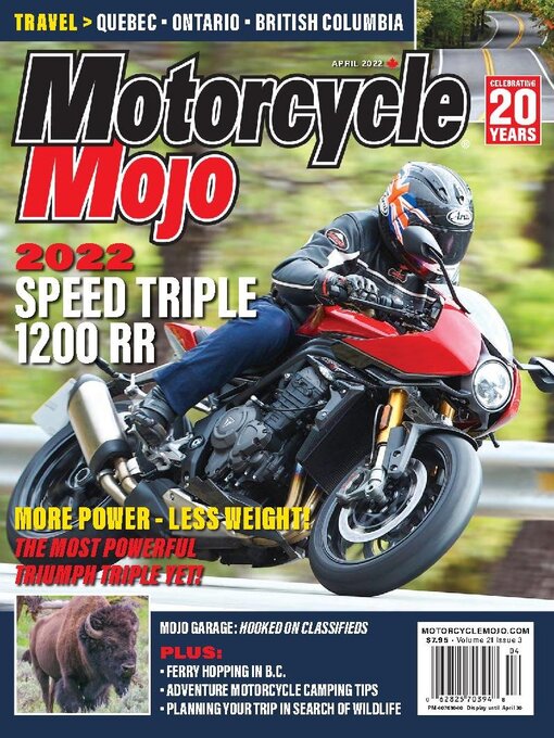 Title details for Motorcycle Mojo Magazine by Riptide Resources Inc o/a Motorcycle Mojo Magazine - Available